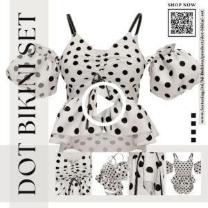 Introducing the Dot Printed Bikini Set (Style Nr. W-SWM-001)